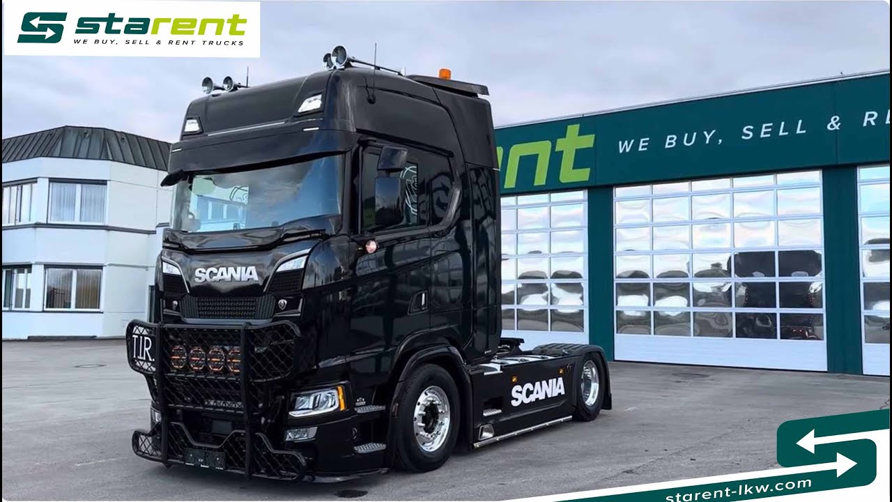 verkauft - Scania S590 V8 Standklima, Retarder, Vollluftfederung, Alu, SZM25021, www.starent-lkw.com