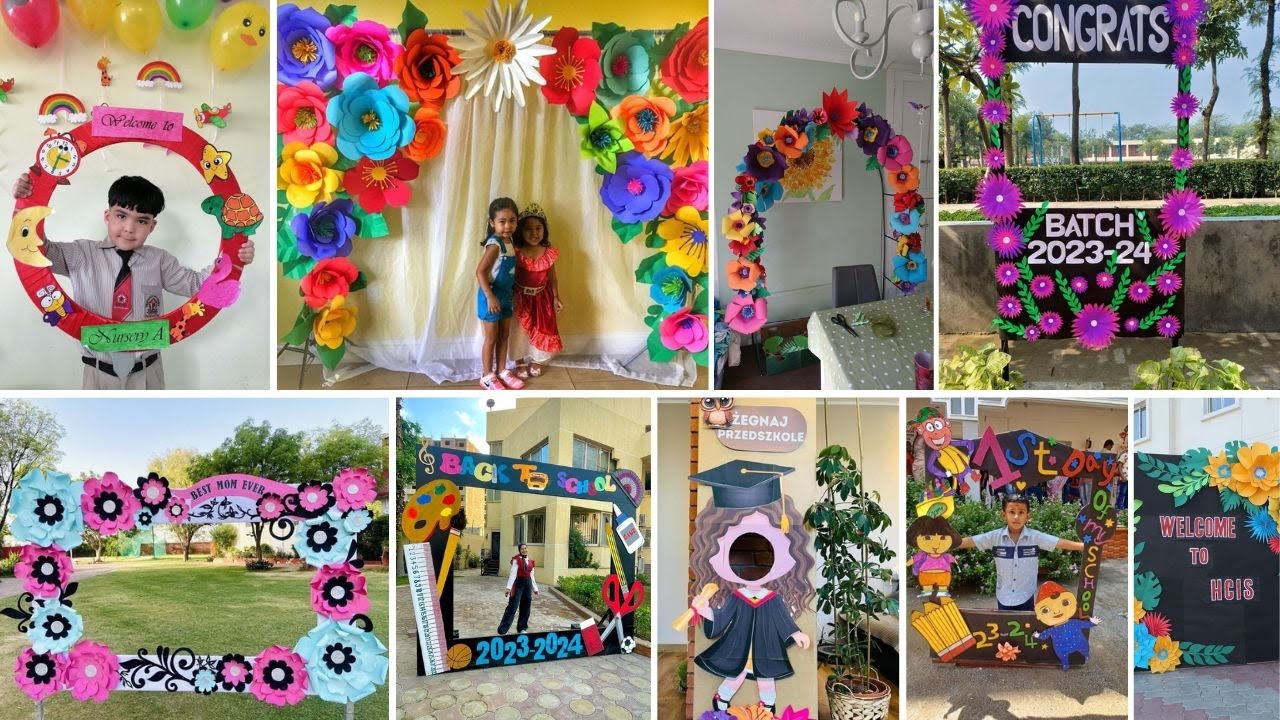 Photo booth / Photo frame decoration ideas