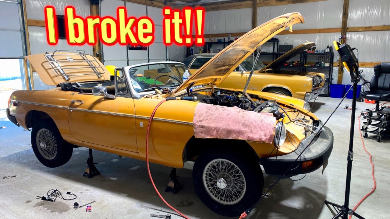 1975 MGB Fuel Tank, SU Fuel Pump, Tune Up, Then This Happened!!!