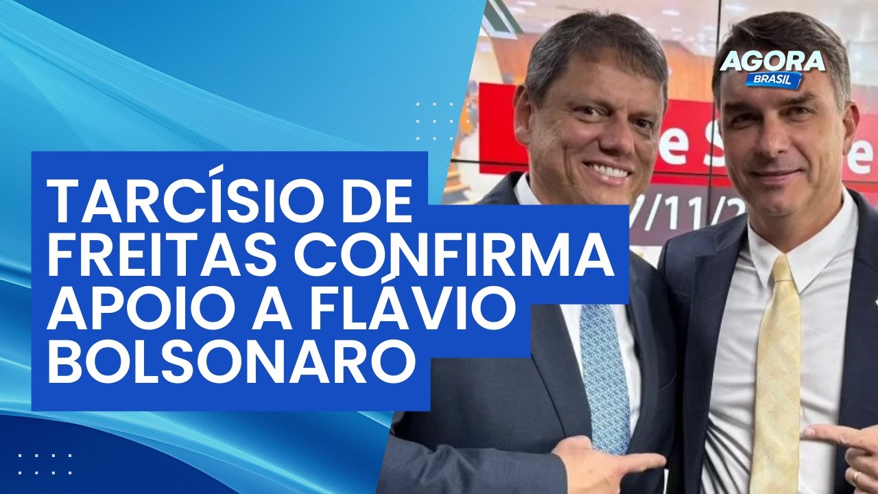 Tarcísio confirma apoio a Flávio após visita a Bolsonaro | Agora Brasil
