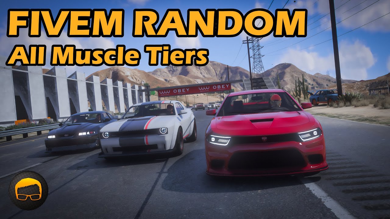 Muscle Cars From Top To Bottom - GTA FiveM Random More №123