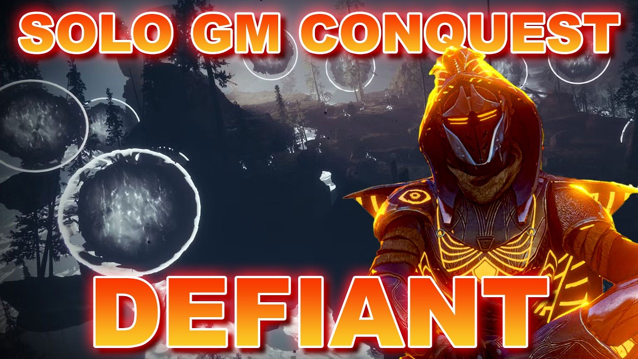 Solo Grandmaster Conquest Defiant (Build Breakdown, Full Run, Tips, Guide) | Destiny 2