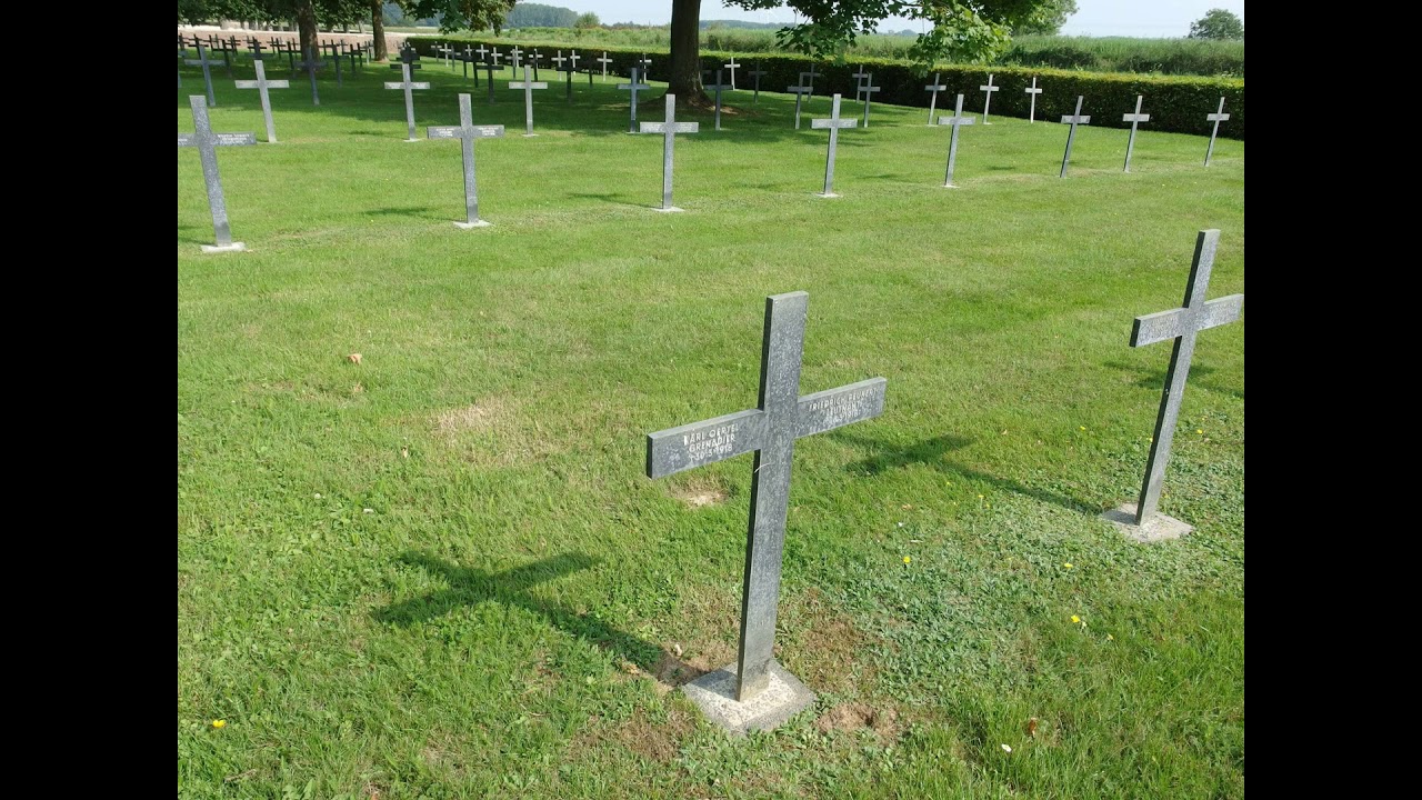 Cimeti&egrave;re allemand de Muille Villette (80)