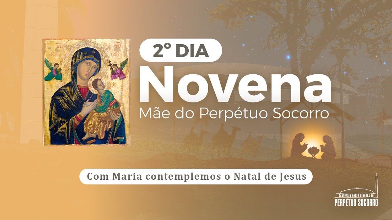06h | Novena de Nossa Senhora do Perpétuo Socorro | AO VIVO | 2º dia - Fr. Andrey | 19/11/2025