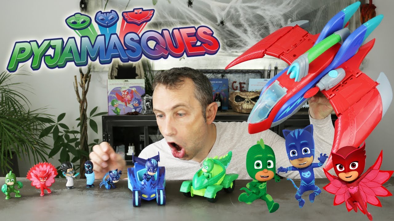 Les PYJAMASQUES et leurs V&Eacute;HICULES ! On d&eacute;couvre l'incroyable PJ RESCUE JET taille XXL !