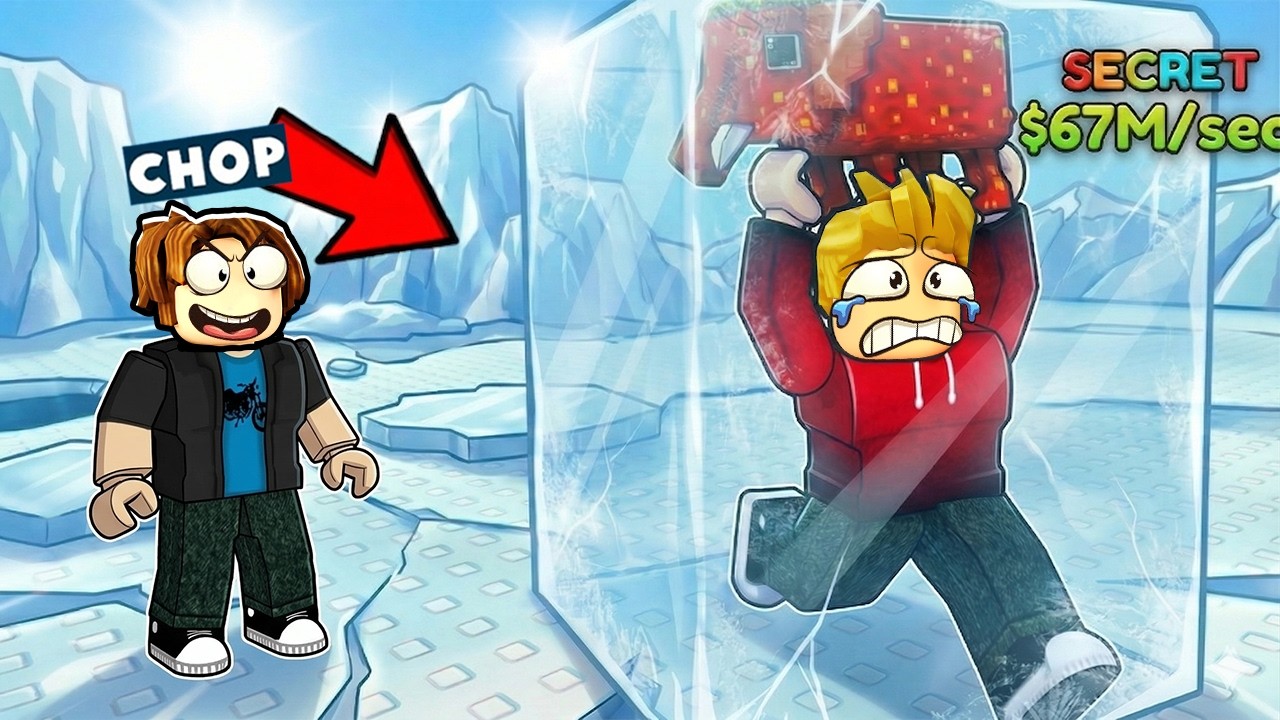 ROBLOX CHOP AND FROSTY DONT GET FREEZED FOR BRAINROT