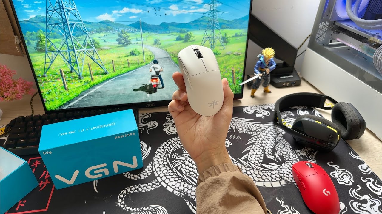 O Mouse Top 1 do Custo Beneficio em Qualidade no AliExpress Hoje - Dragonfly VGN f1