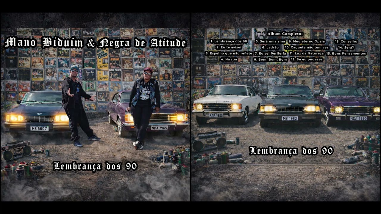 Mano Biduím & Negra De Atitude - CD Lembrança Dos 90 (Lançamento 2026)