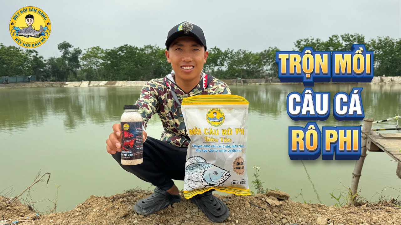 Cách Trộn Mồi Vê để Câu Cá Rô Phi?