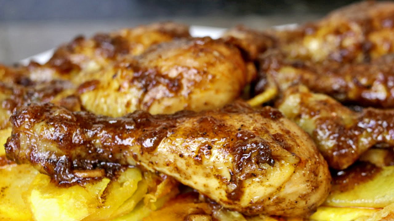 Muslos de pollo al pimentón de la Vera