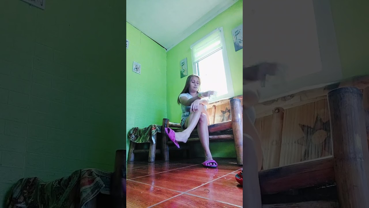 dangling with my Pink slipper
