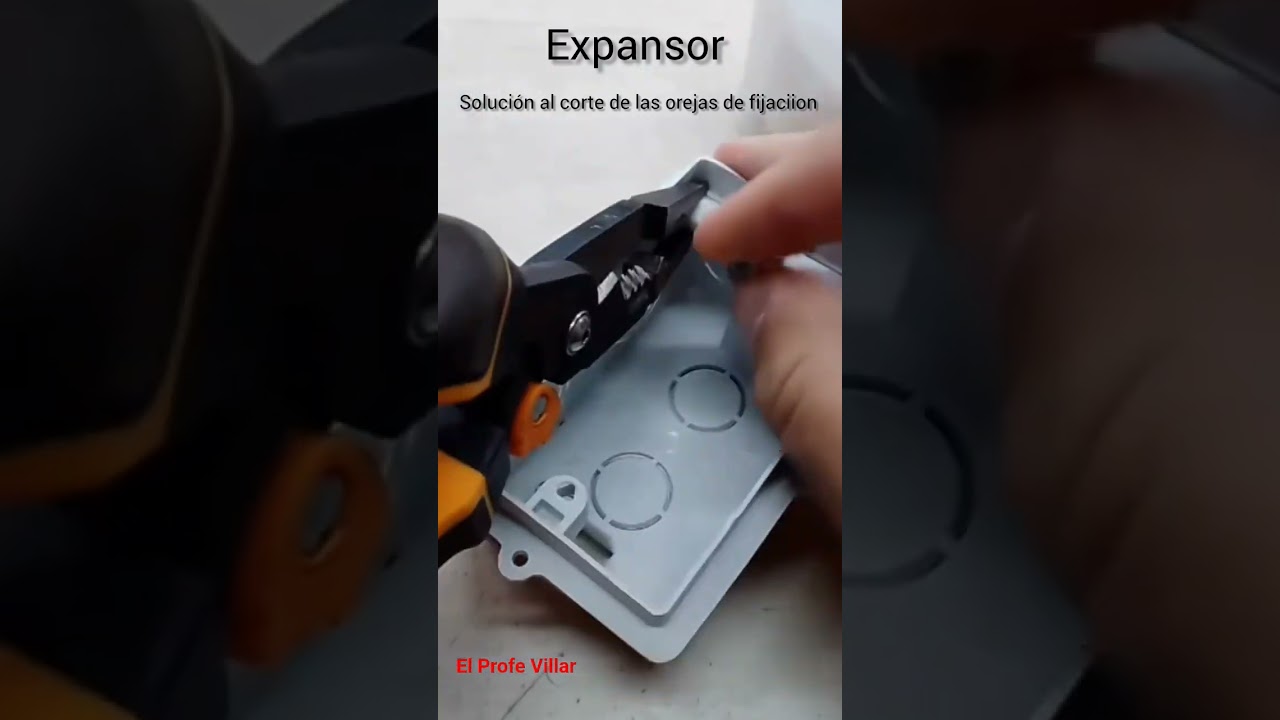expansor para cajas de luz #electricidadbasica #electricidad #electrones