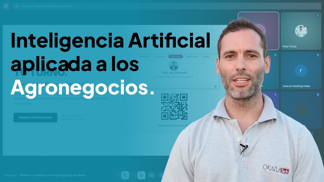 Webinar - IA aplicada a los Agronegocios: del datahub al motor de decisiones.