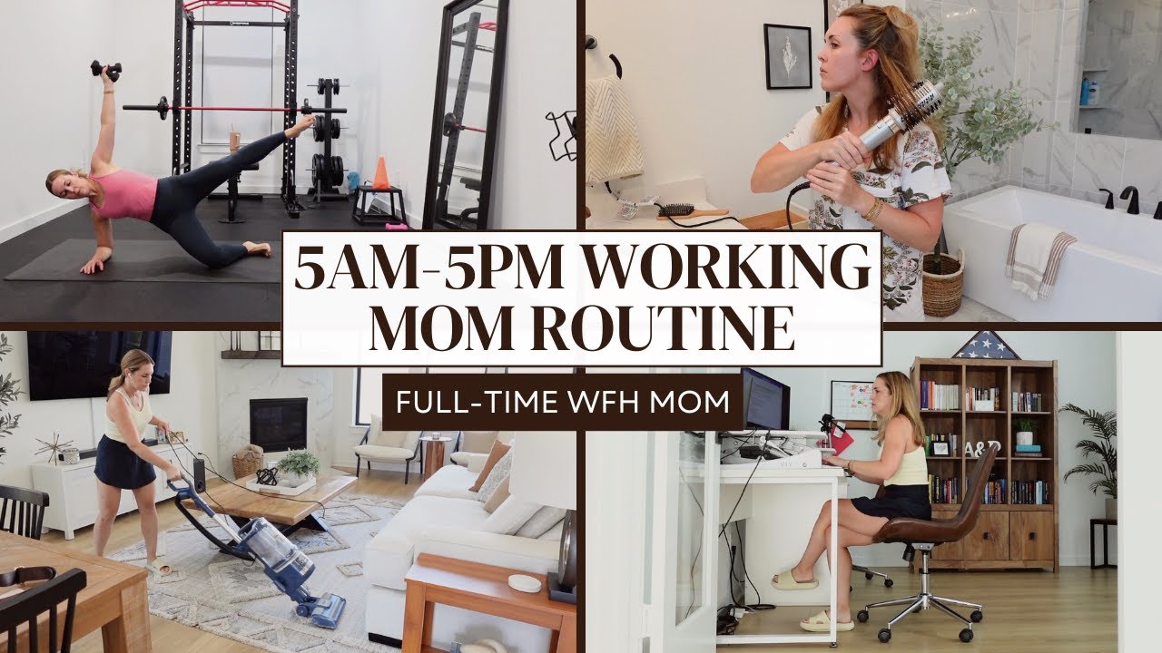 5AM-5PM WORKING MOM ROUTINE | Summer DITL of a Corporate Working Mom | Amanda Fadul