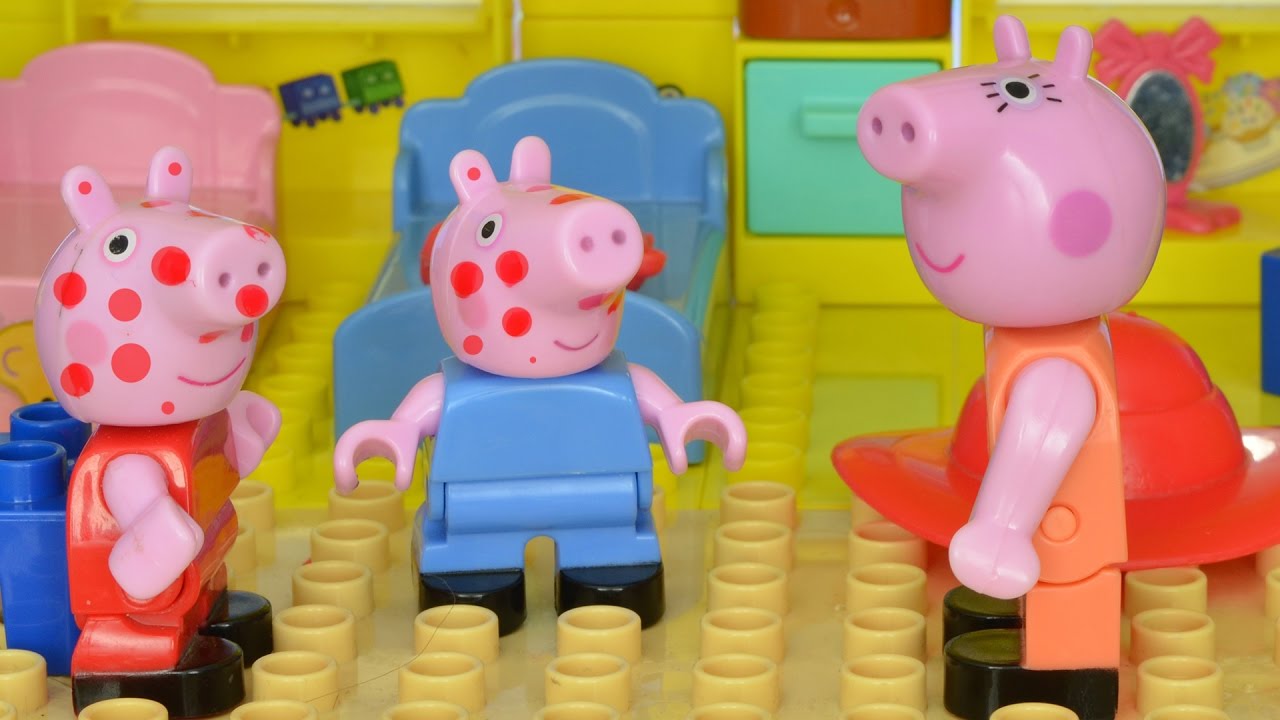 Bajka Świnka Peppa po polsku. Peppa zachorowała na ospę