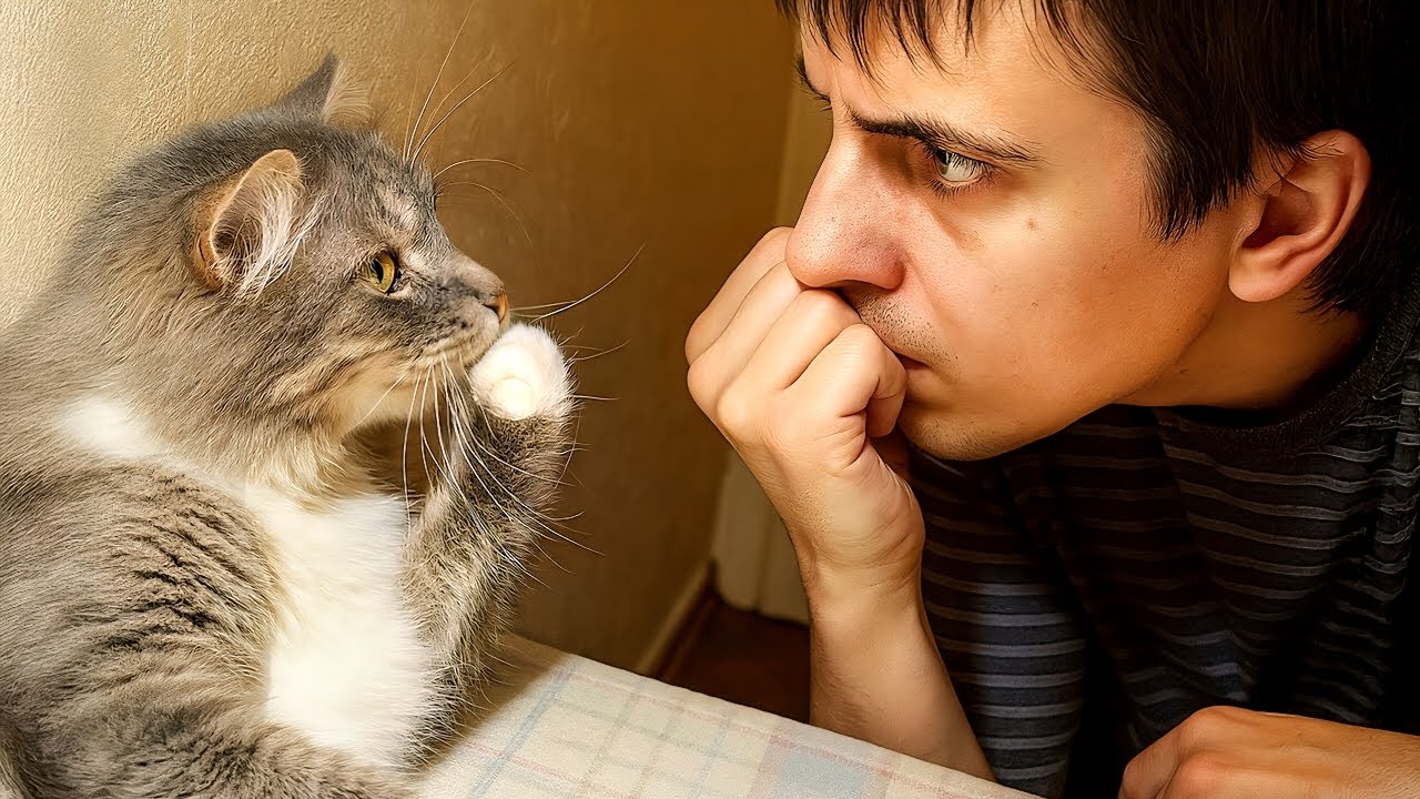 When Your Cat Starts Imitating You 😂 Funny Cats and Humans