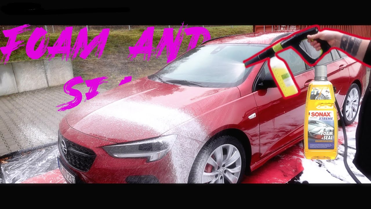 Sonax Foam and Seal // Erstkontakt // Was kann die Schaumversiegelung