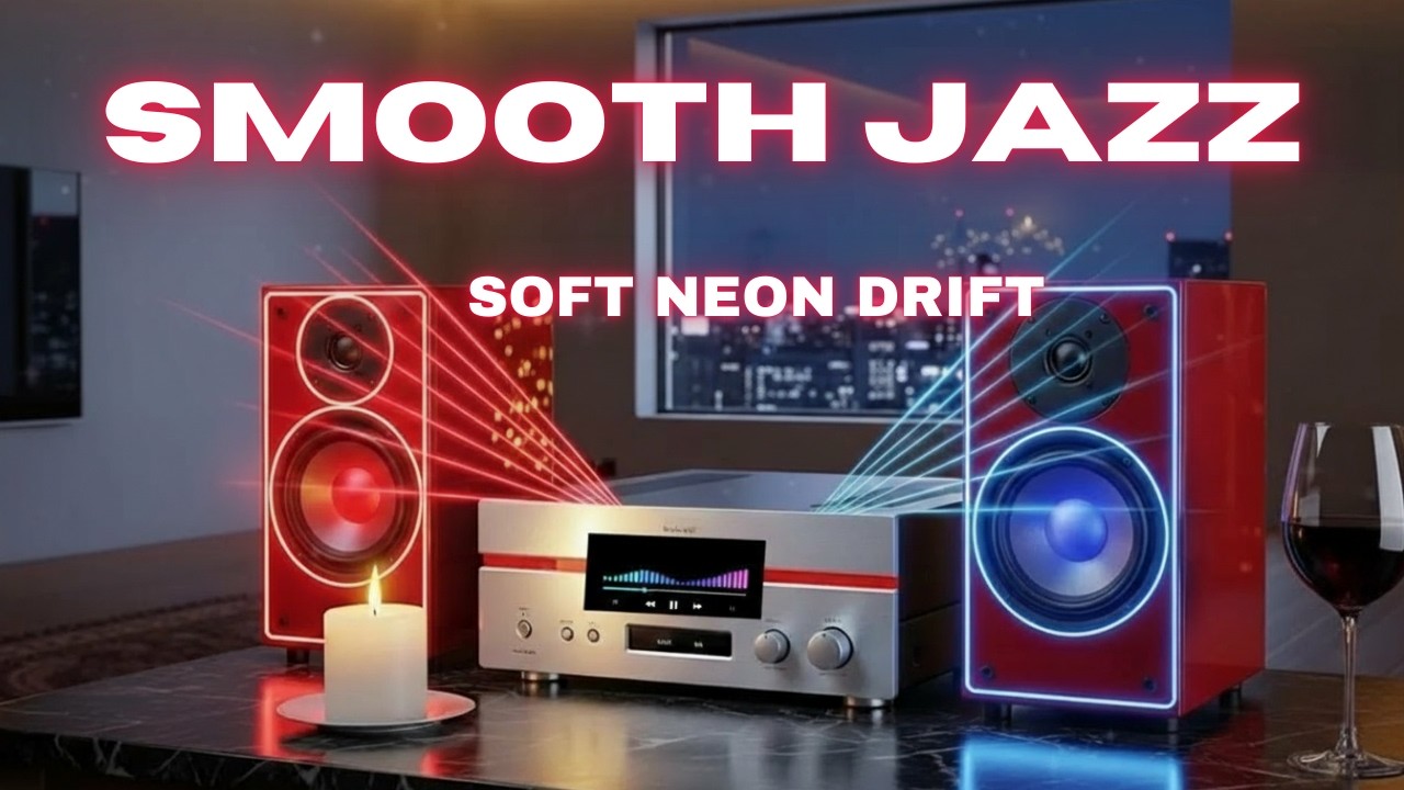 Soft Neon Drift 💫 Smooth Jazz Vibes