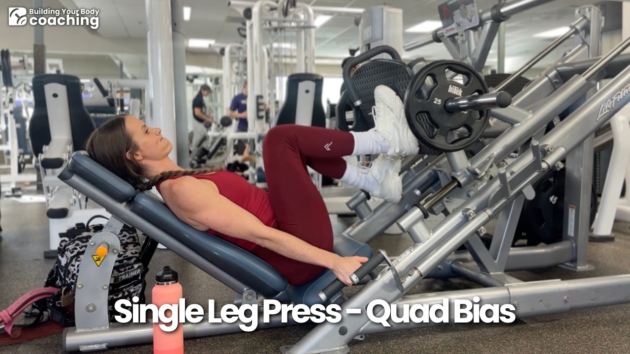 45* Single Leg Press - Quad Bias