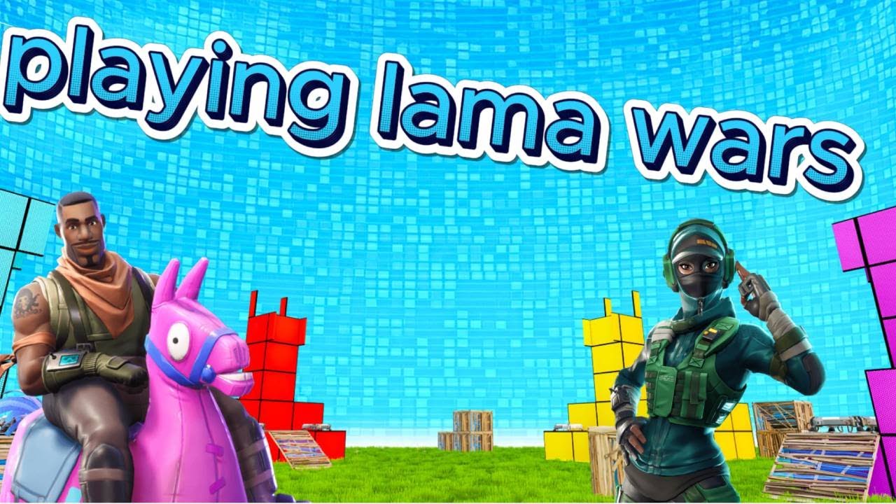 playing lama wars!!!