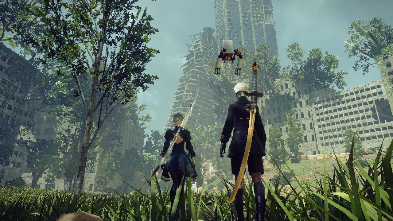 Nier Automata Cap#3 Llegando al devastado planeta Tierra