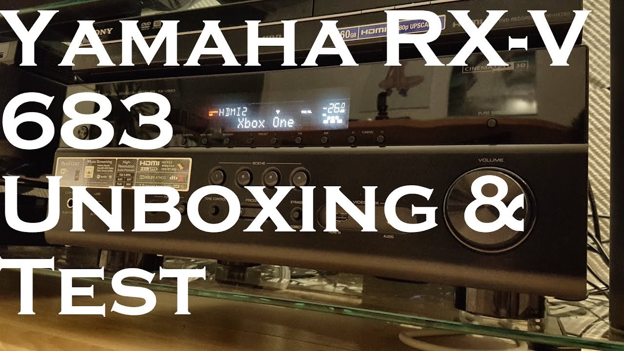 Yamaha RX-V 683 Unboxing und Test | Home Theater Receiver | Was Bekommt man fürs Geld?