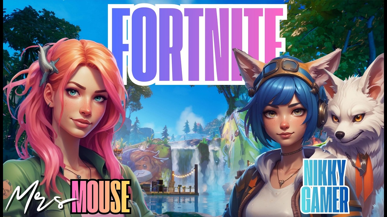 Mom & Nikky Jump Into Fortnite! A Few Wins, A Few Losses, Lots of Fun 🎮👑