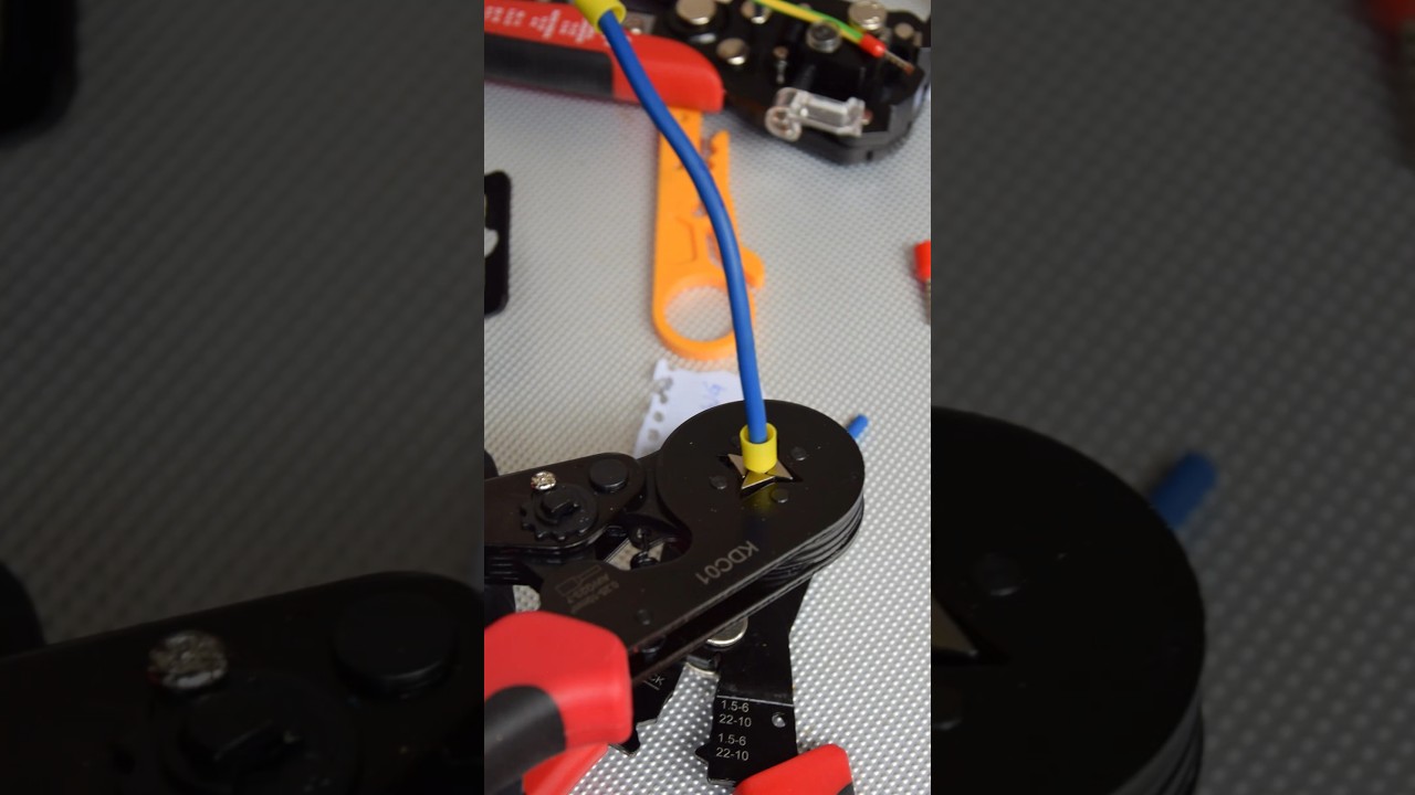 Wow 😲! This Budget Ferrule Crimping Tool Works Like a Charm on Small Wires 🔥🔥 #shorts #pliers