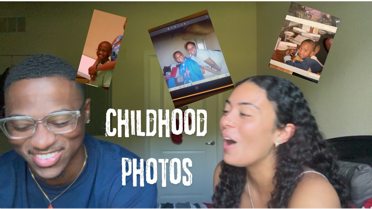 REACTING TO MY BOYFRIENDS CHILDHOOD PHOTOS (HE USED TO LOOK LIKE LITTLE BILL)