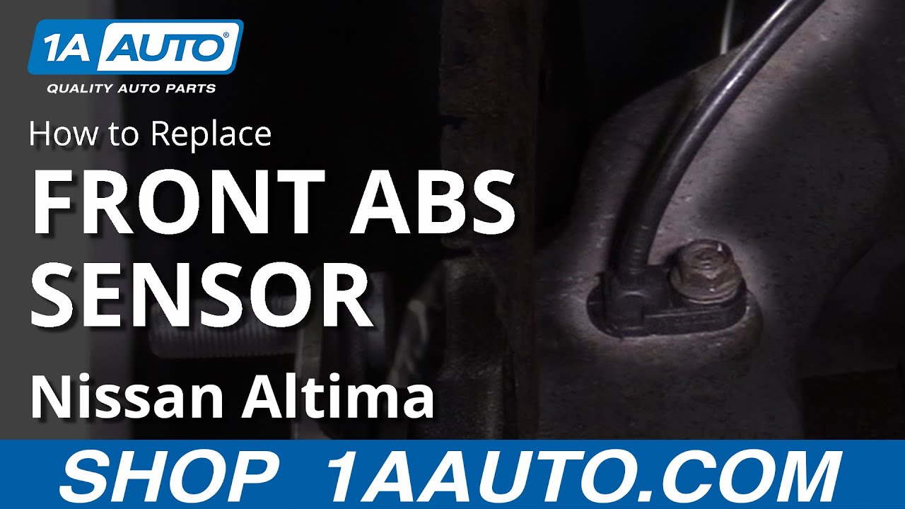 Как заменить передний датчик ABS на Nissan Altima 06-12