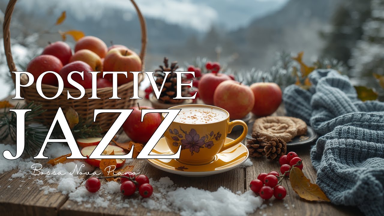 Positive Winter Jazz Cafe ~ Delicate Morning Jazz Music & Bossa Nova Instrumental for Work, Study