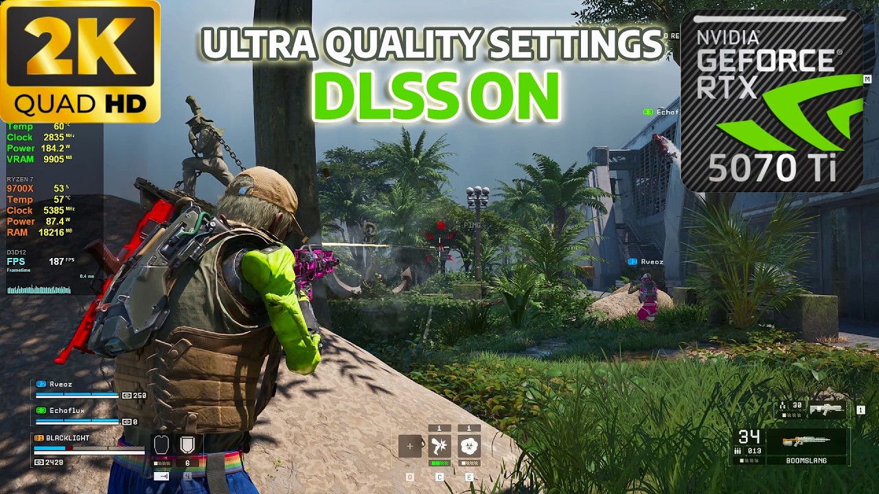 RTX 5070 Ti - Off The Grid - Ultra Quality Gameplay - DLSS ON - 2K