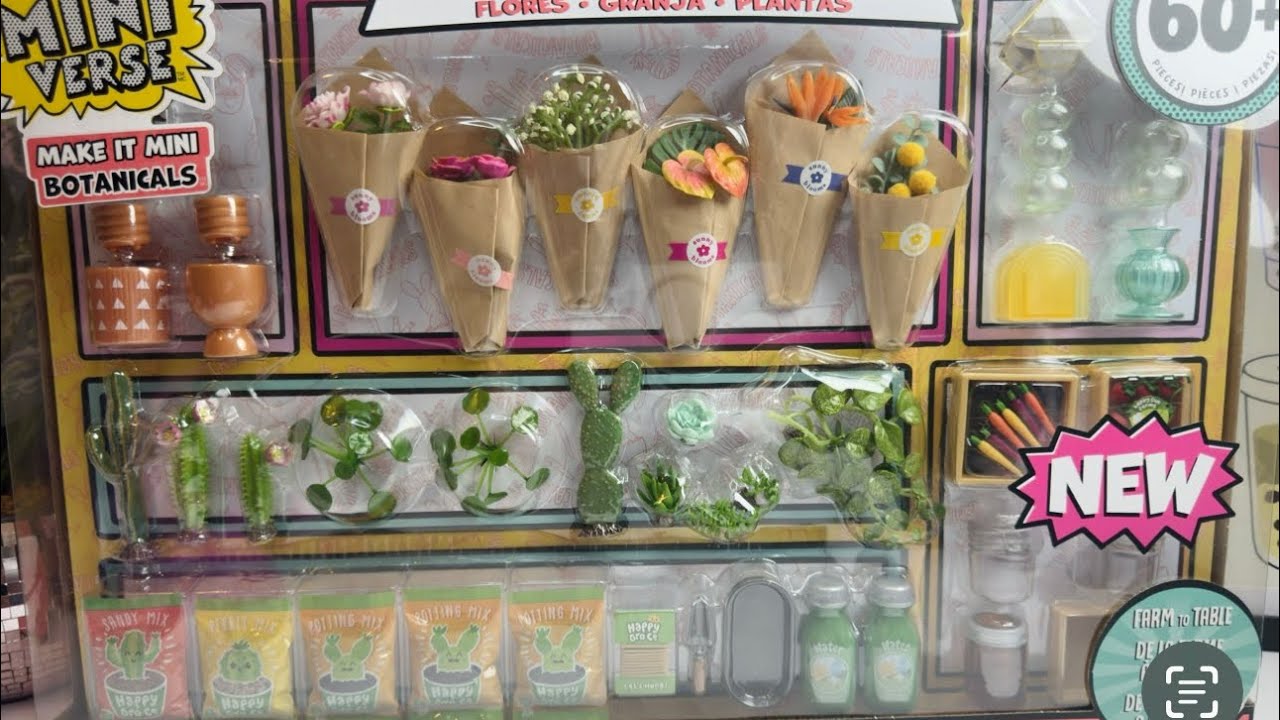 Unbox The New Miniverse Botanical Mini Collectable🪴🌷🌺 #walmart #walmarttoys #miniverse #asmr