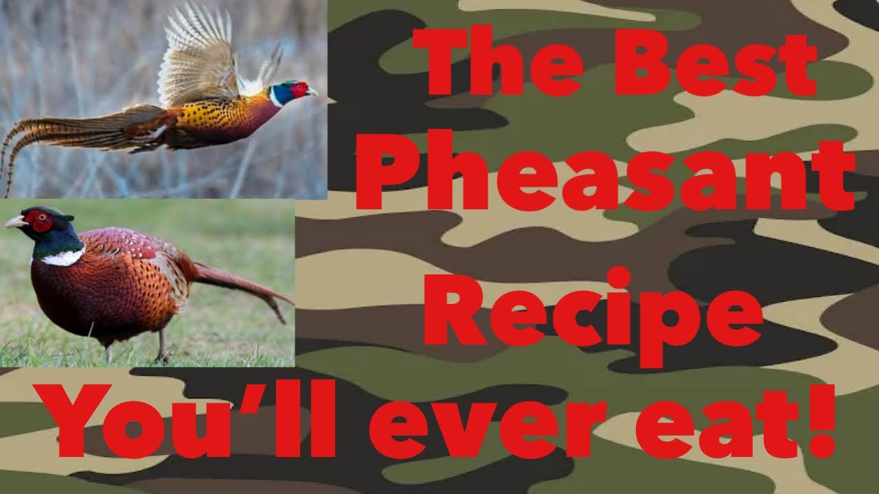 The best pheasant recipe you’ll ever eat!