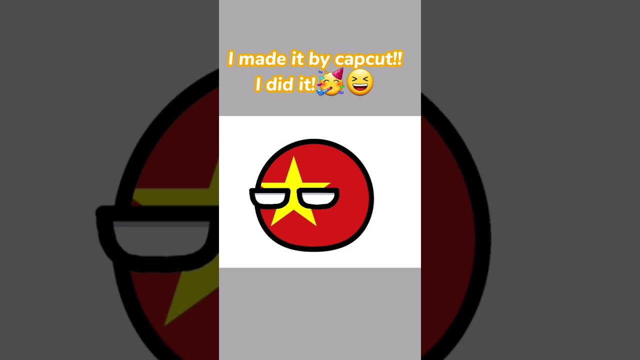 [Make countryball animation in capcut!🤑]#countryballs #capcut