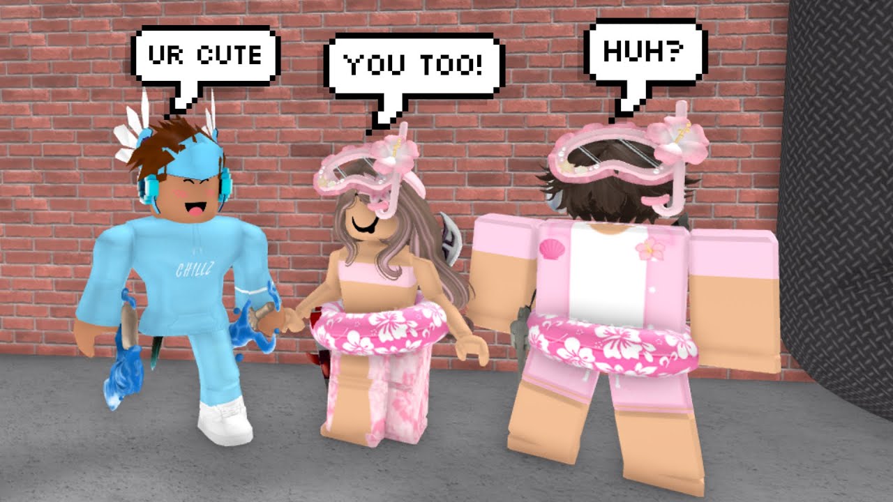 I Flirted With Her As A JOKE, Then Her BOYFRIEND JOINED... (Murder Mystery 2)