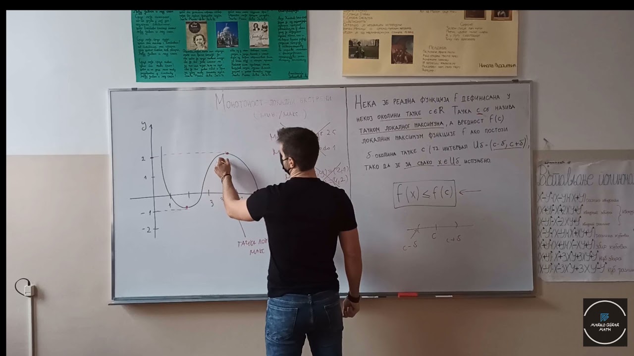 Lokalni ekstremumi - definicija i primeri