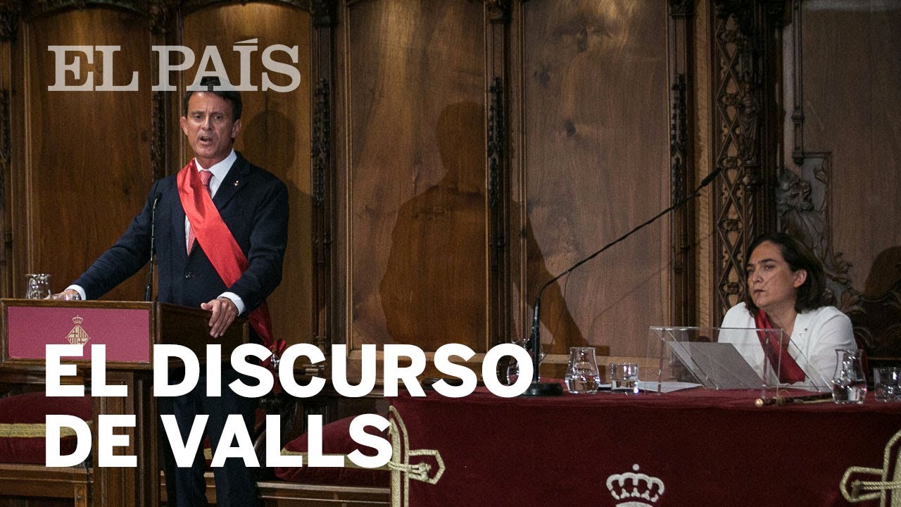 VALLS | Su discurso en pleno de BARCELONA: “No hay presos políticos ni exiliados”