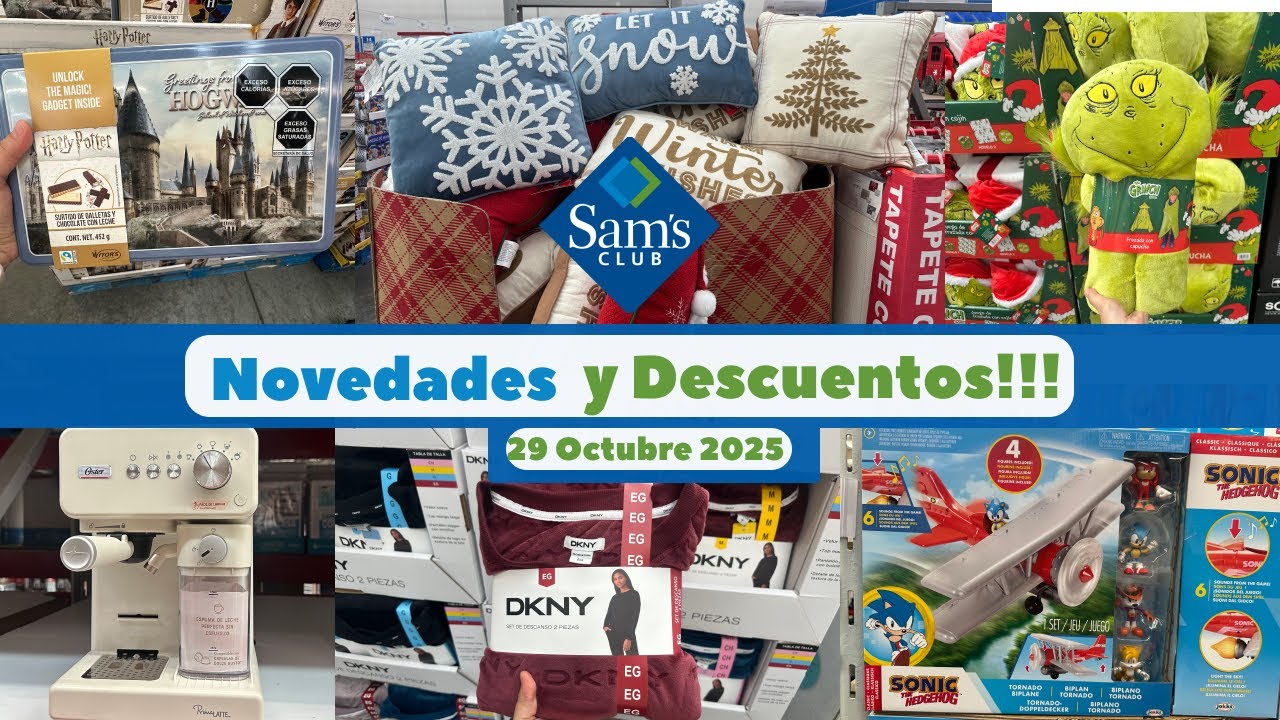 Novedades y Descuentos en Sam’s Club 🇲🇽 29 Octubre 2025 | #comprasefectivas 