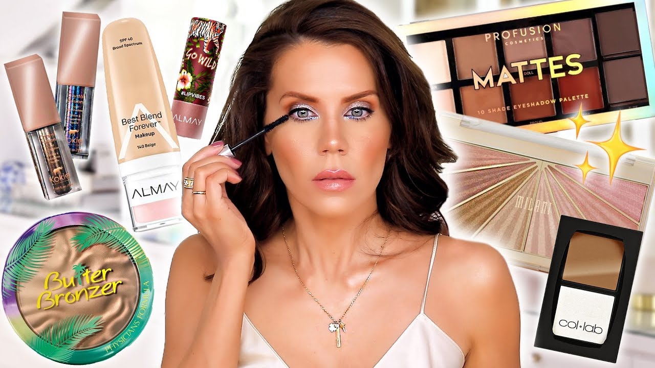 Full Face of New DRUGSTORE MAKEUP Tested