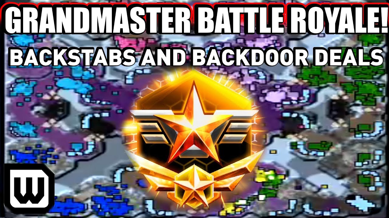 Starcraft 2 GRANDMASTER BATTLE ROYALE #15 | BACKSTABS & DIRTY DEALS