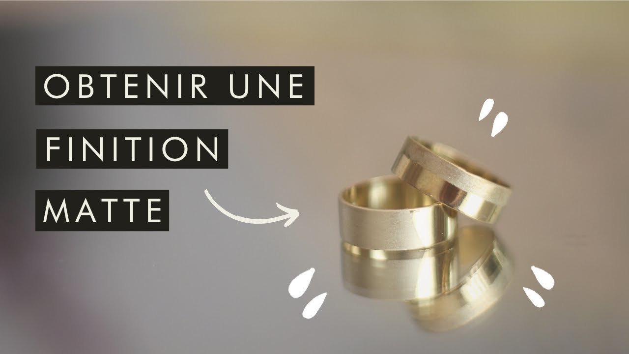 Comment obtenir une finition matte sur ses bijoux ? (test de la brossette à matter)