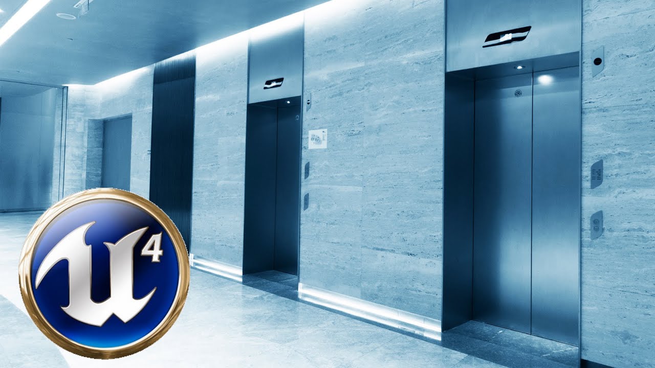 |VRmy| Unreal Engine 4 -  Elevator Tutorial - ENG
