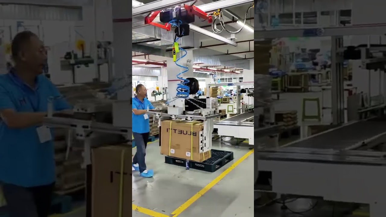 Gantry mini crane for box lifting #gantry #overhead #crane #hoist #jibcrane #manufacturer
