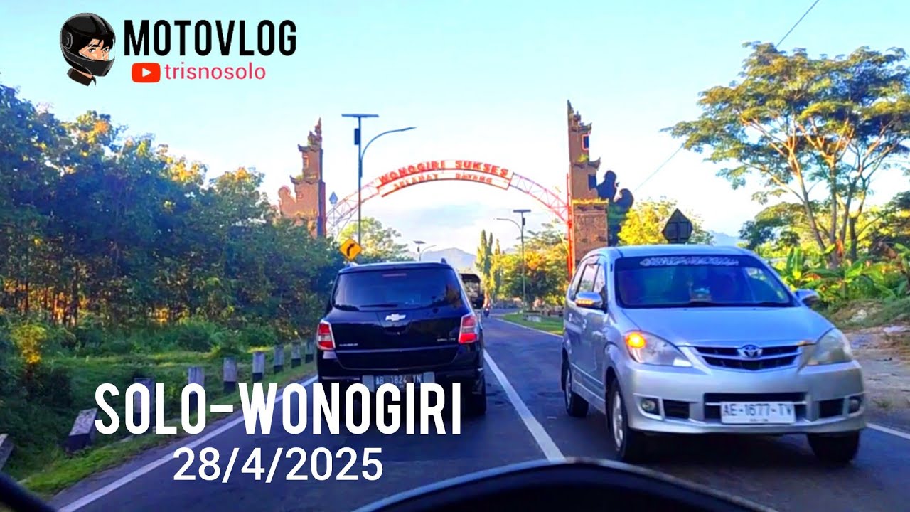 MotoVlog 26 SOLO-WONOGIRI by Bike in  the Morning