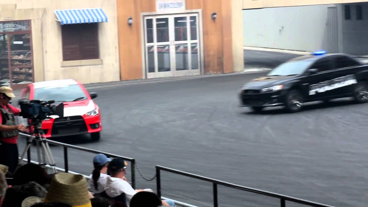 Hollywood Stunt Driver Show in Movie World, Gold Coast (1080P HD)