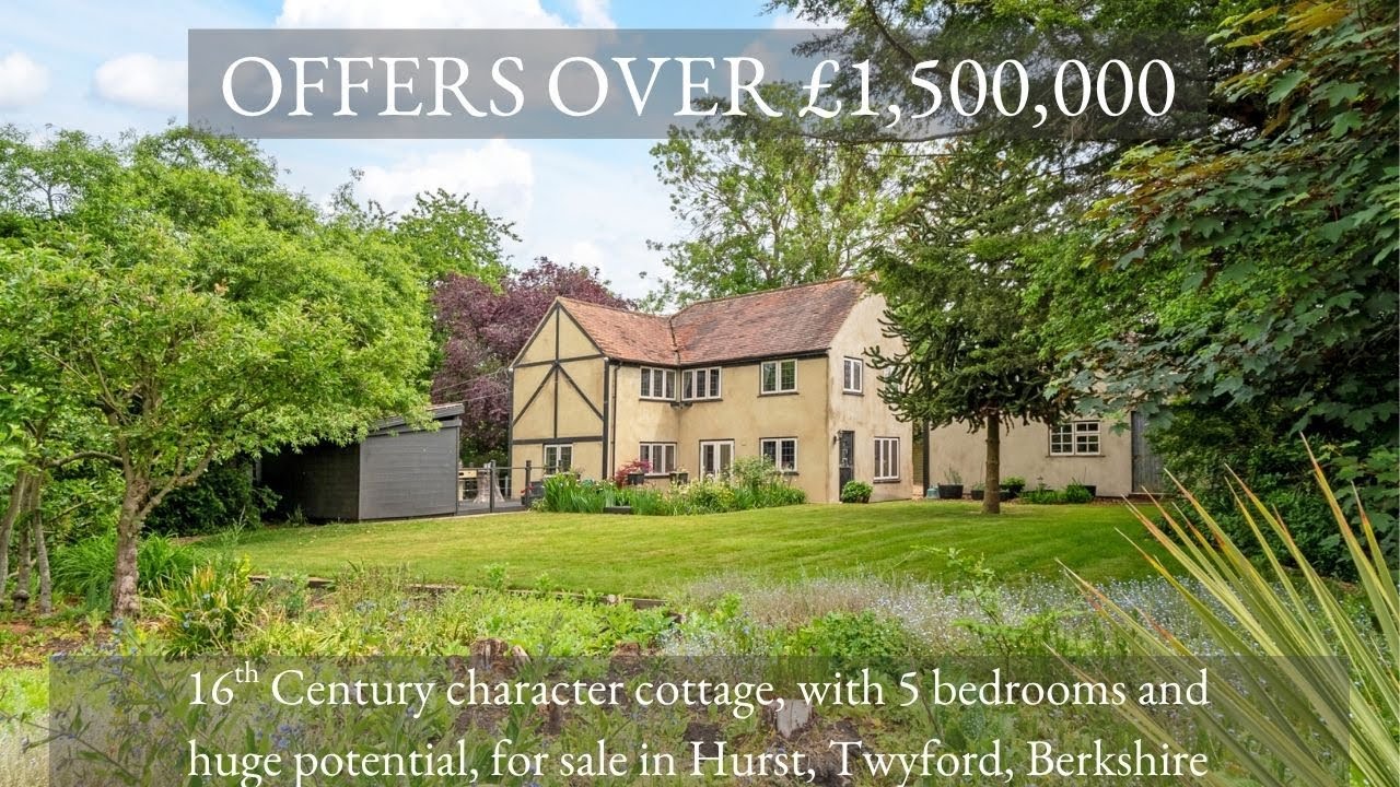 5 bedroom character property with double garage and period features for sale in Hurst, Berkshire