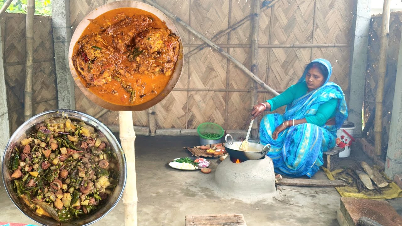 নতুনভাবে নতুন সাধে  ডিমের কালিয়া সাথে বাড়ির টাটকা পুঁই মেজরি তুলে ঘন্ট ❣️❣️