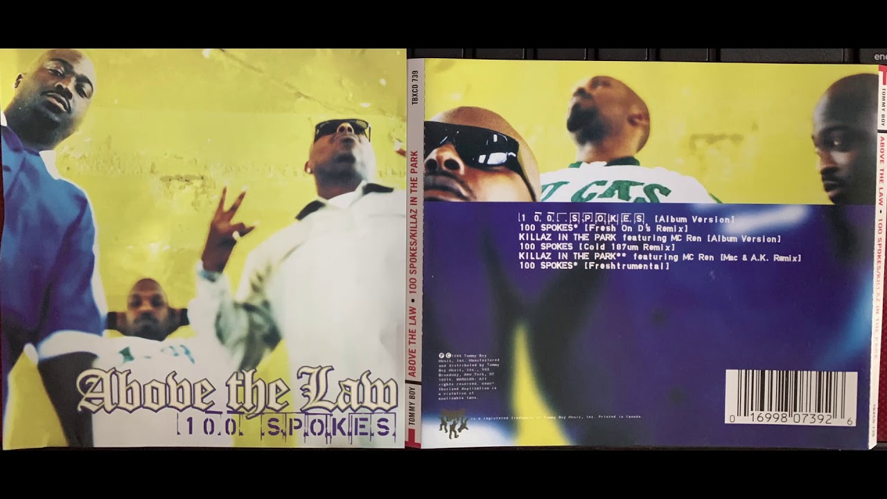 ( 5. Mac & AC Remix KILLAZ IN THE PARK ) ABOVE THE LAW Single CD Kokane Eazy-E Mc Ren