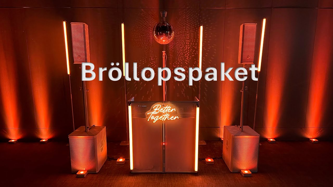 Bröllopspaket 2025 inkl RCF SUB 15 AX and RCF NXL 14-A